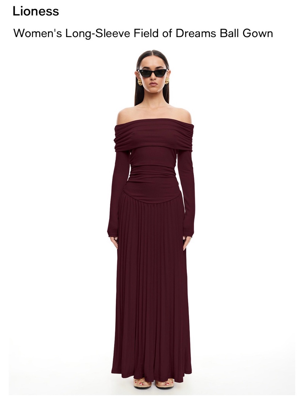 Lioness field of dreams red dress